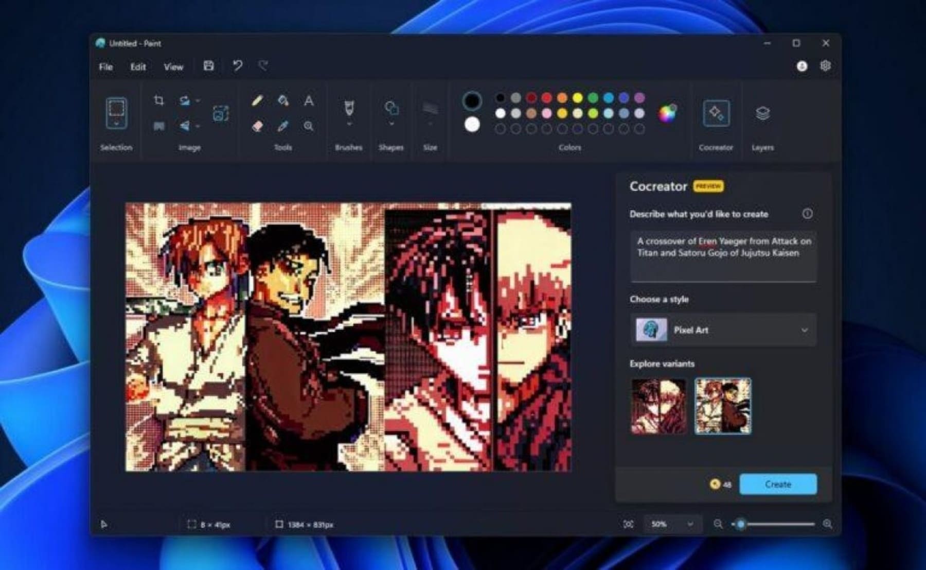 Microsoft Paint тепер створює зображення на основі текстових описів за допомогою ШІ