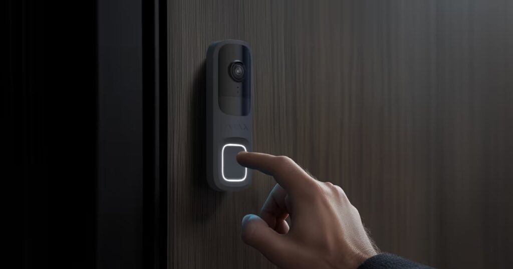 Ajax презентує DoorBell – інноваційний відеодзвінок із ШІ та передовими функціями безпеки.
