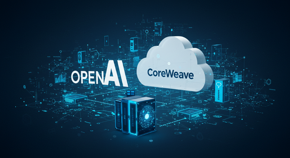 Масштабна угода між OpenAI і CoreWeave. Фото: Gate.io.
