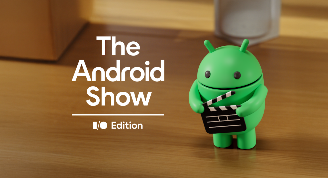 Фігурка Android рекламує презентацію Google I/O