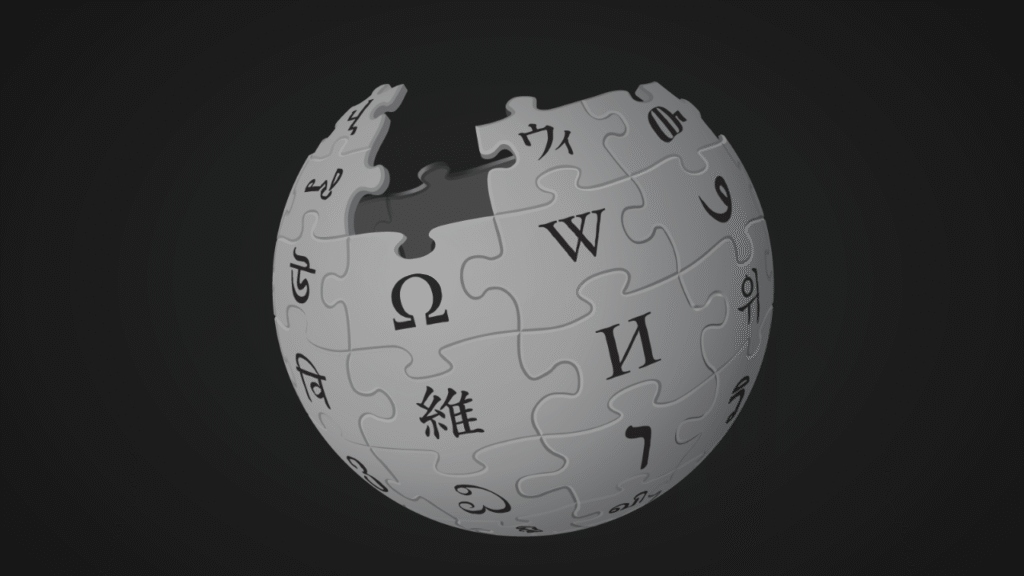 Логотип Вікіпедія від спілки Wikimedia Foundation