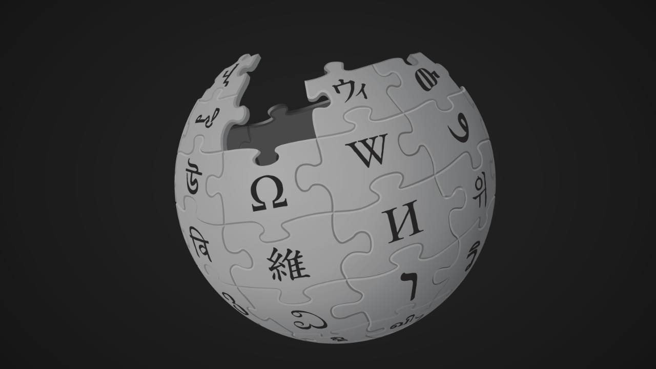 Логотип Вікіпедія від спілки Wikimedia Foundation