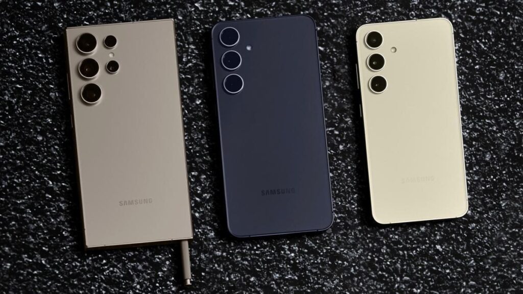 Смартфони лінійки S та А від компанії Samsung