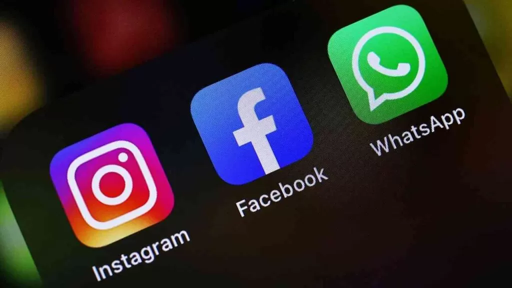 Іконки соцмереж Instagram, WhatsApp та Facebook від компанії Meta